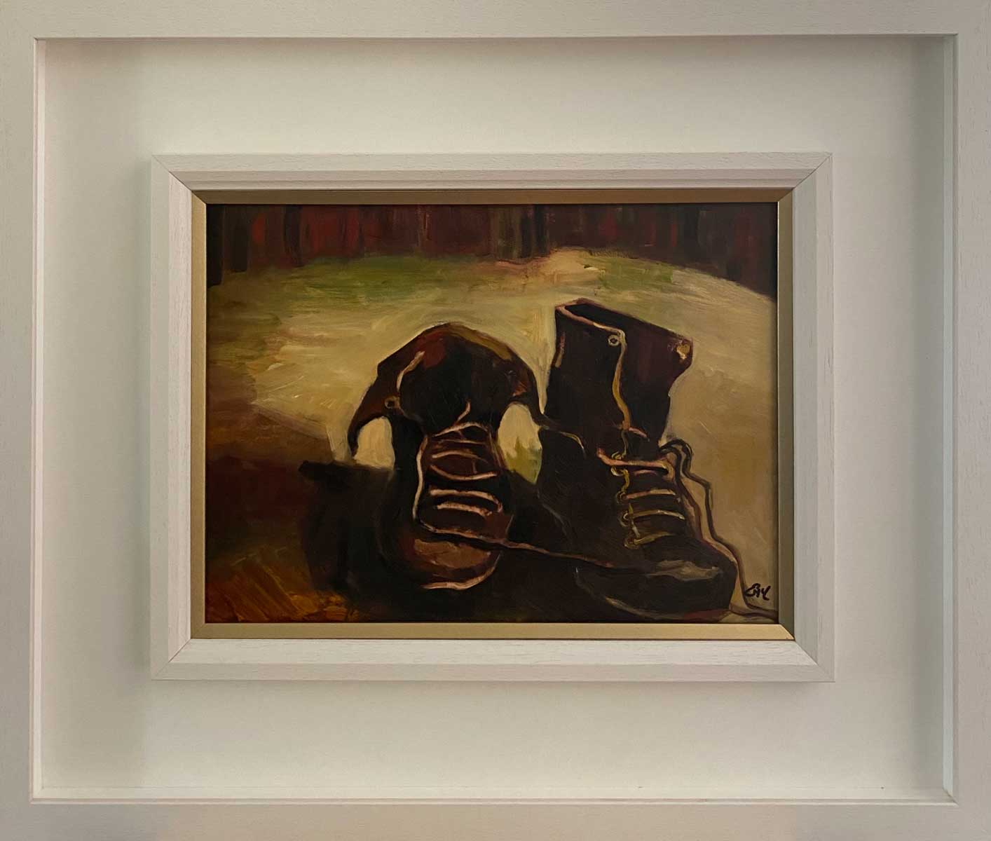 AH THE OLD BOOTS - after Van Gogh