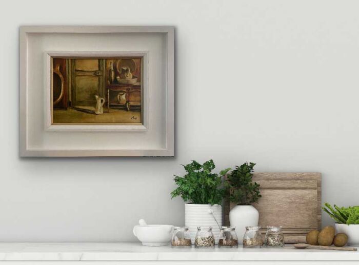 Morning Routine - after Leech - still life - oil painting