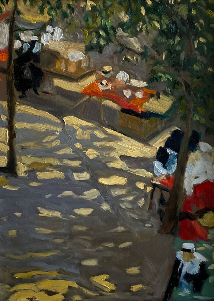 DAPPLED SUNLIGHT - after Leech