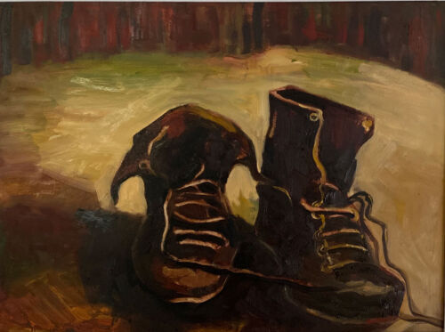 AH THE OLD BOOTS - after Van Gogh