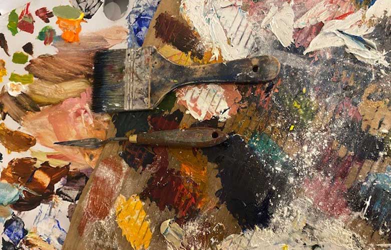 oil painting palette oil painting palette