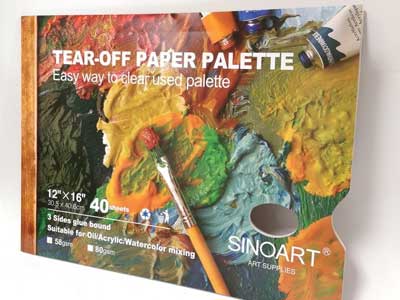 tear off paper palette