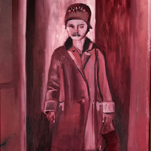 all dressed up with no where to go - an oil painting by Emily McCormack