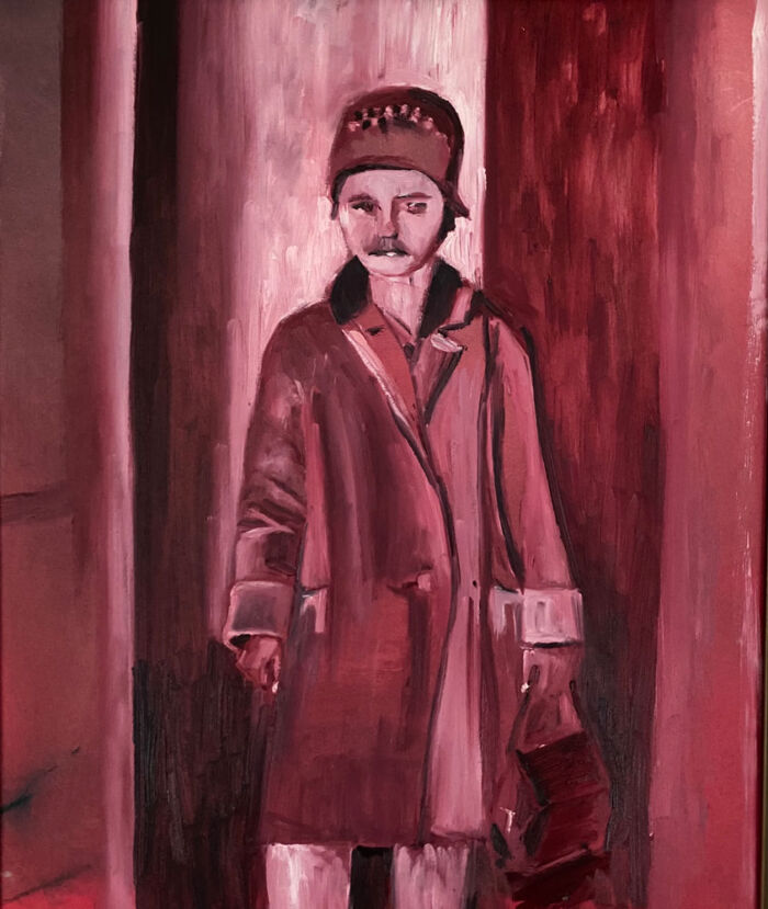 all dressed up with no where to go - an oil painting by Emily McCormack