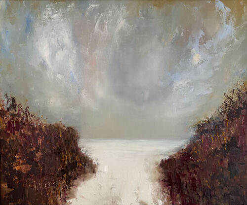 and the land rests - oil painting by Emily McCormack