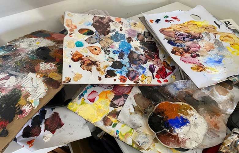 5 ways to lay out your painting palette