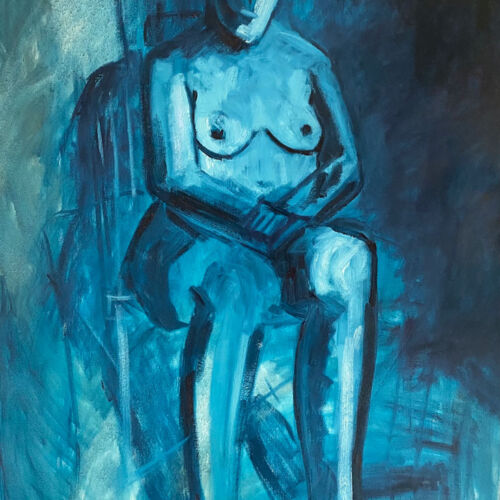 contemplation an oil painting by Emily McCormack