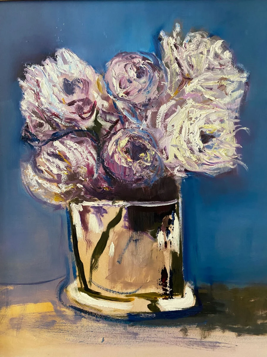Just Flowers – after Manet – floral oil painting Just Flowers - after Manet - floral oil painting