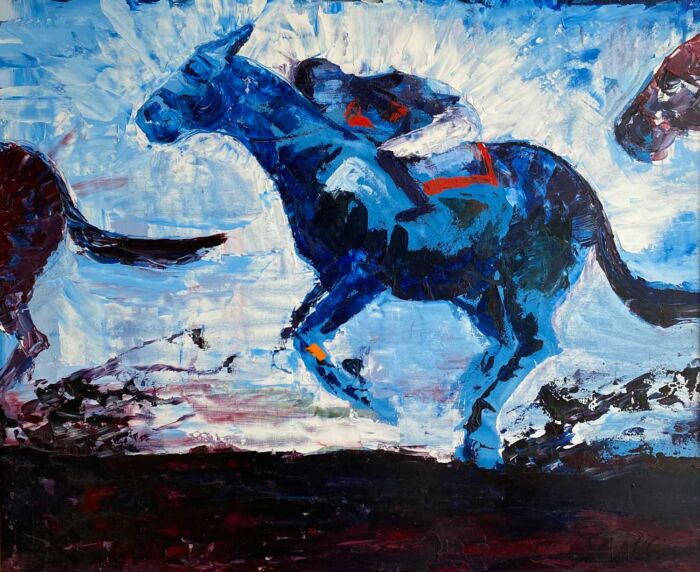 THE STAR ATTRACTION - Oil Painting by artist Emily McCormack