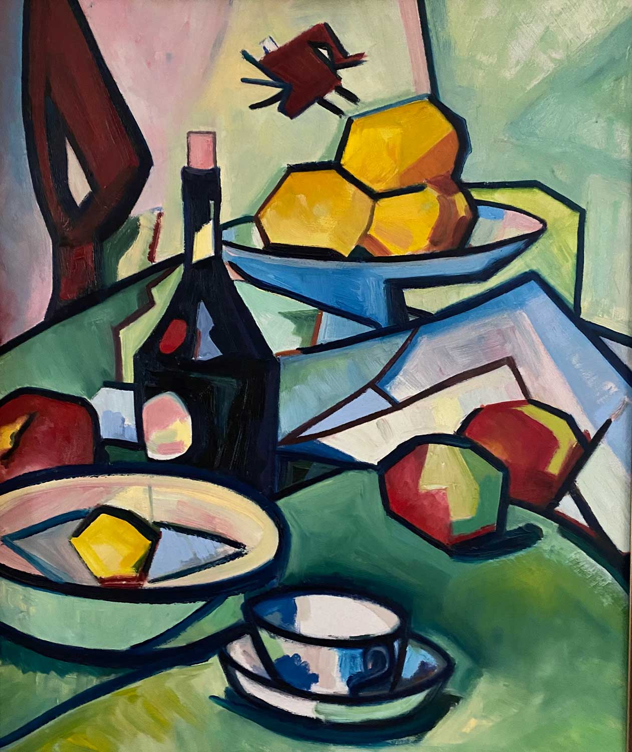 Apples and Oranges - after Peploe - Oil on board