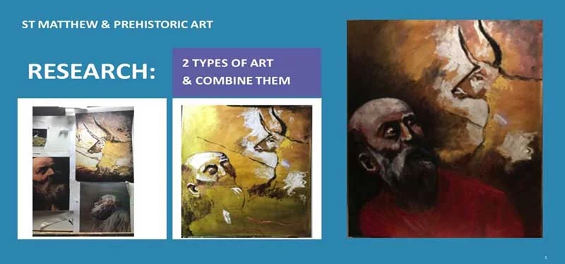 combine 2 pieces of art