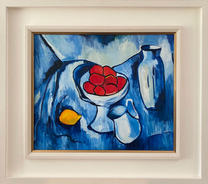 Still life of Primaries - after Vlaminck - Oil painting