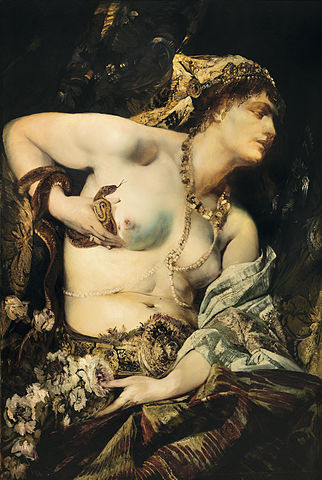 the death of Cleopatra 1875 the death of Cleopatra 1875 - Egyptian art