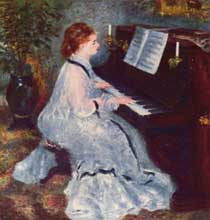 Woman at the piano Woman at the piano