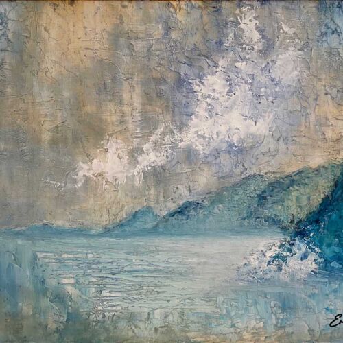 Coumeenole Beach Dingle Peninsula Original Seascape Oil Painting - Irish Paintings