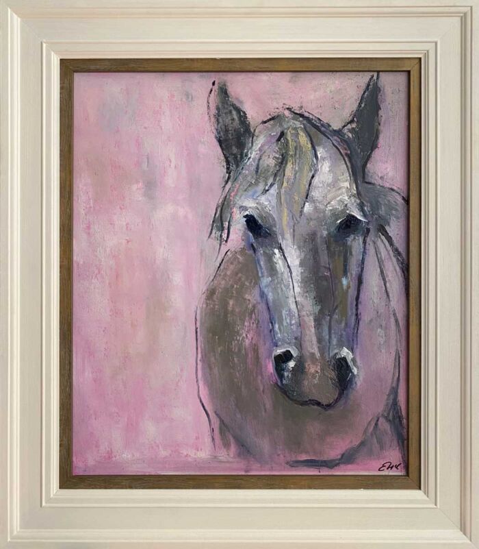 Old Friend - equine original oil painting