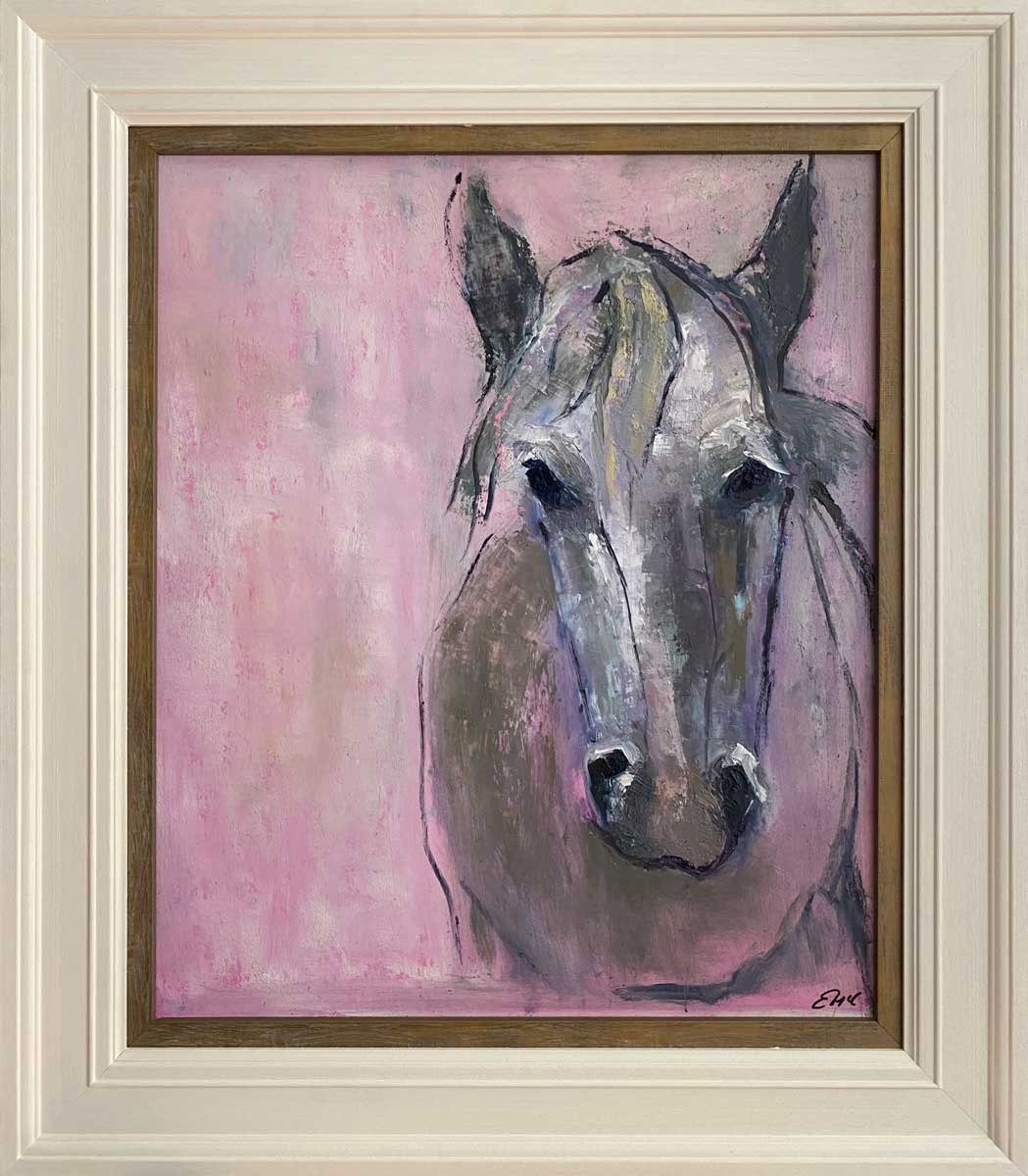 Old Friend - equine original oil painting