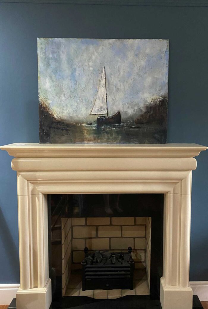 Adventure Awaits Those Prepared To Set Sail - original oil painting