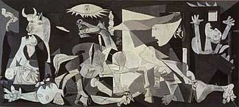 Guernica Guernica - painting with white