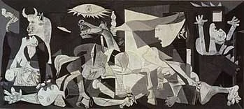 Guernica Guernica - painting with white