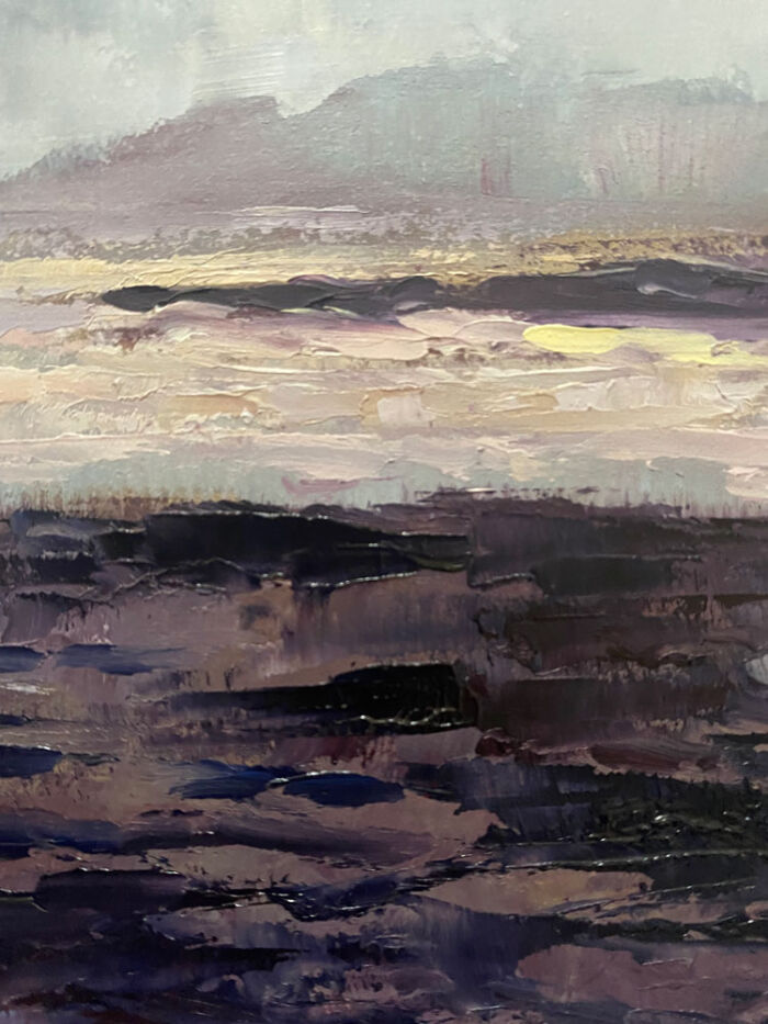 Achill Island Art Original Painting Close Up