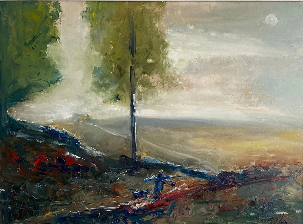 The Long Road Home – original oil painting The Long Road Home - original oil painting