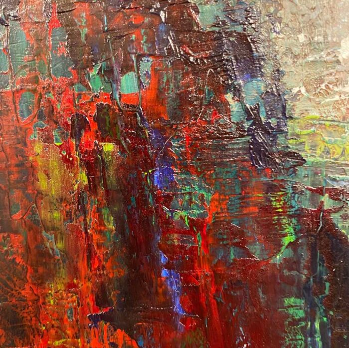 Loansome boat - original oil painting