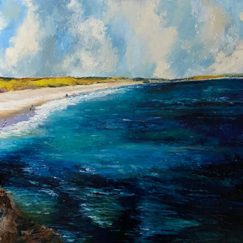 Castlefreke Co. Cork - seascape oil painting