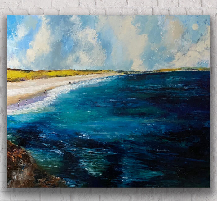 Castlefreke Co. Cork - seascape oil painting