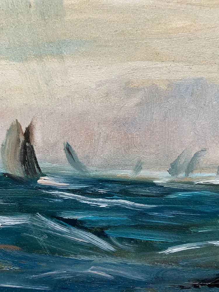 Looking on as the Storm Swept Across - After Constable - Seascape - Image 5
