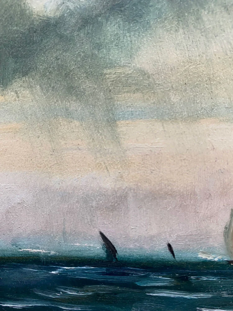Looking on as the Storm Swept Across - After Constable - Seascape - Image 4