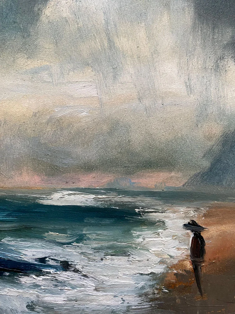 Looking on as the Storm Swept Across - After Constable - Seascape - Image 3