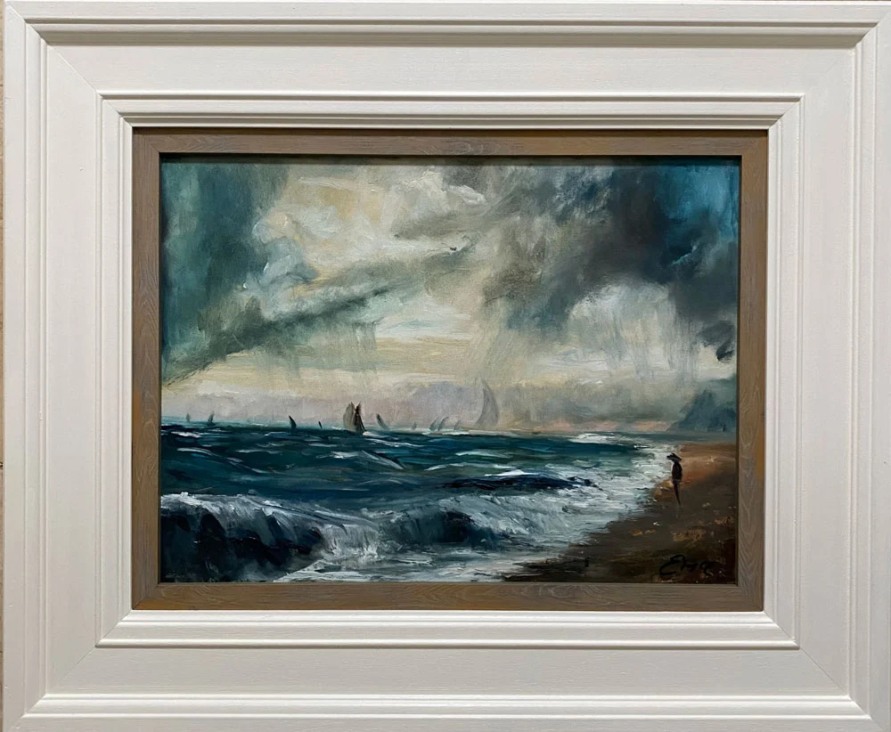 Looking on as the Storm Swept Across - After Constable - Seascape - Image 2