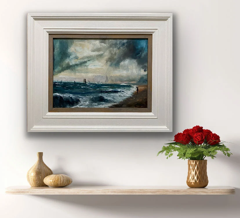 Looking on as the Storm Swept Across - After Constable - Seascape - Image 7
