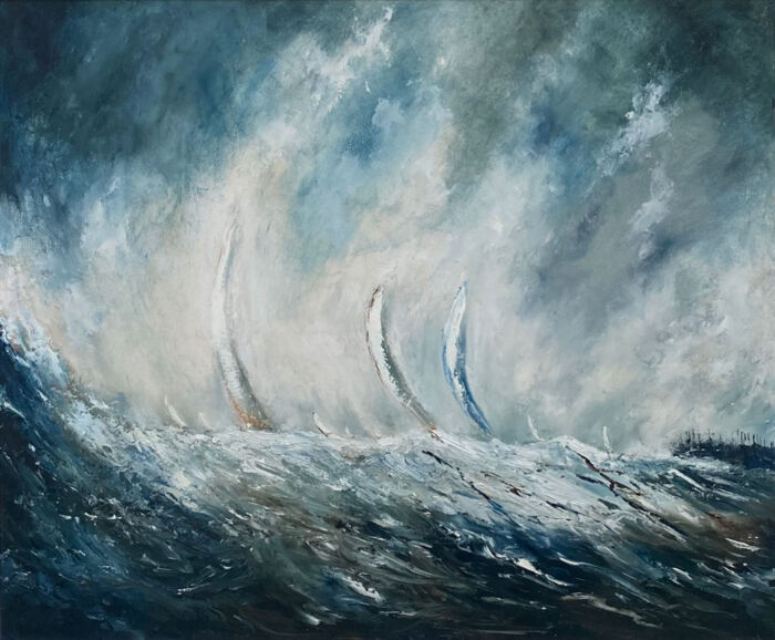 The Swell - seascape oil painting