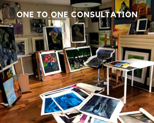 one-to-one oil painting consultation