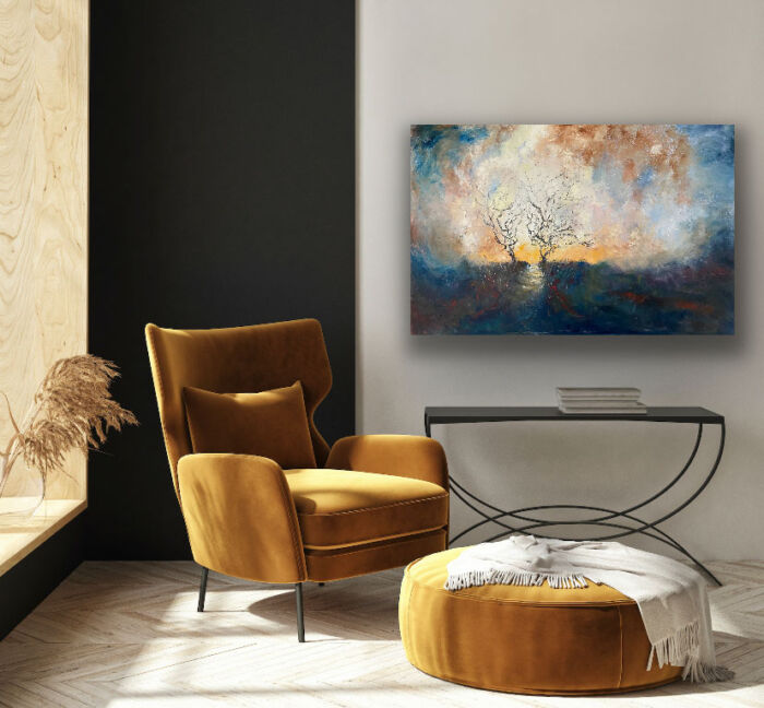 Onwards to the Underworld - original landscape oil painting