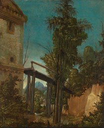 Landscape with Footbridge (1517-20) Albreact Altdorfer Landscape with Footbridge (1517-20) Albreact Altdorfer