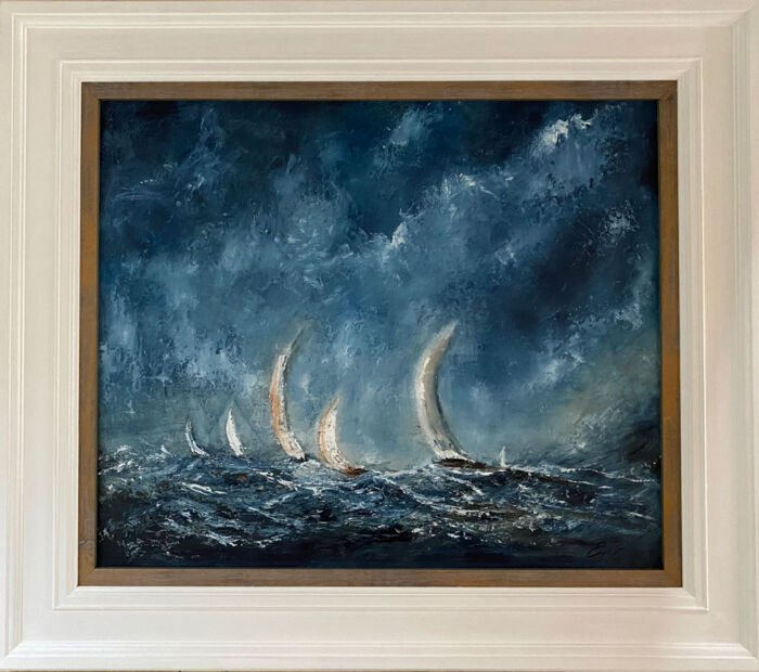 That night we weathered the Tempest - original painting