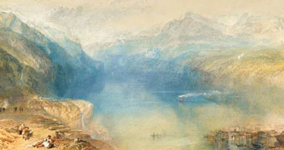 The lake of Lucerne from Brunnen