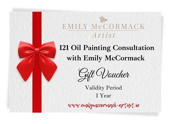 121 oil painting consultation gift voucher product