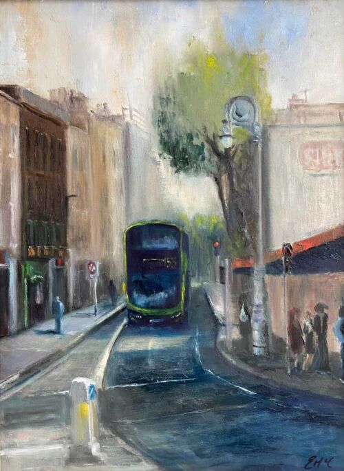 Early Morning in Dawson Street Dublin - original cityscape painting