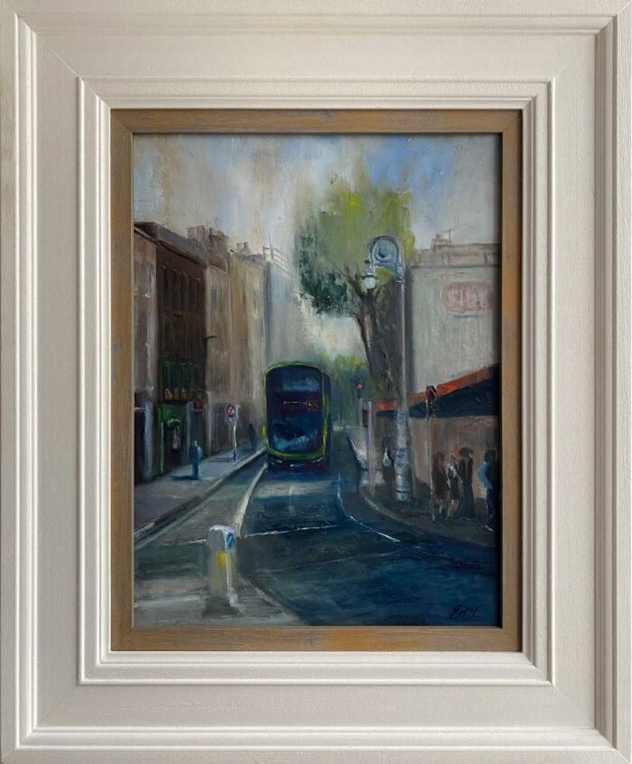 Early Morning in Dawson Street Dublin - original cityscape painting