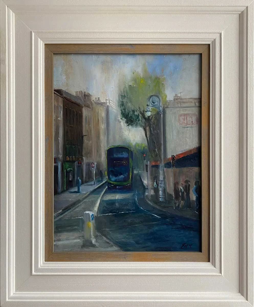 Early Morning in Dawson Street Dublin - original cityscape painting
