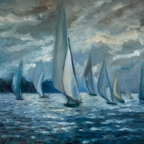Galway Hookers - after Monet