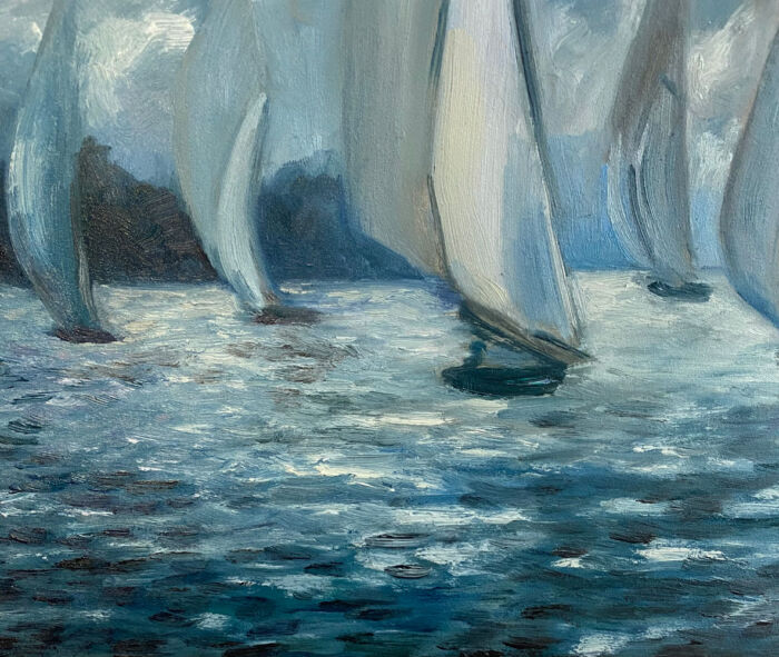 Galway Hookers - after Monet