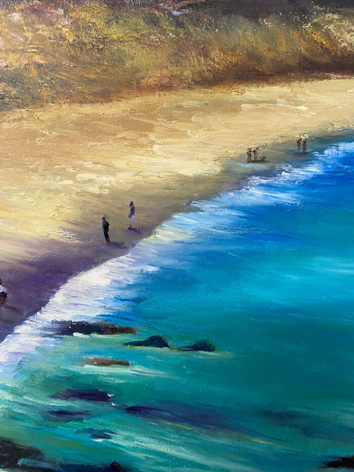 memories of summers past - Castlefreke Co. Cork - seascape painting