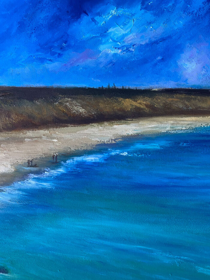 memories of summers past - Castlefreke Co. Cork - seascape painting