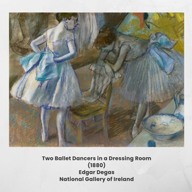 ballet dancers Edgar Degas National Gallery art gallery Dublin
