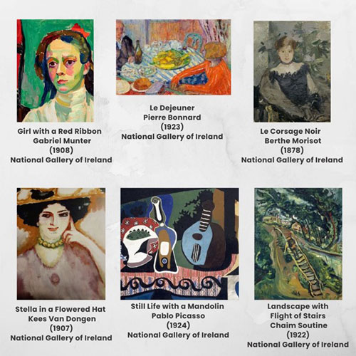 paintings to see at the national gallery of Ireland Dublin
